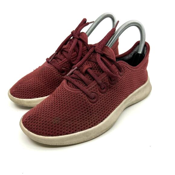 Allbirds Tree Runners Red Sneakers Women's 5 US - Picture 1 of 9